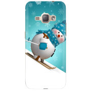 Чехол Uprint Samsung J120H Galaxy J1 2016 Skier Snowman