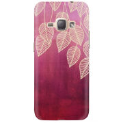 Чехол Uprint Samsung J120H Galaxy J1 2016 Gold Leaves