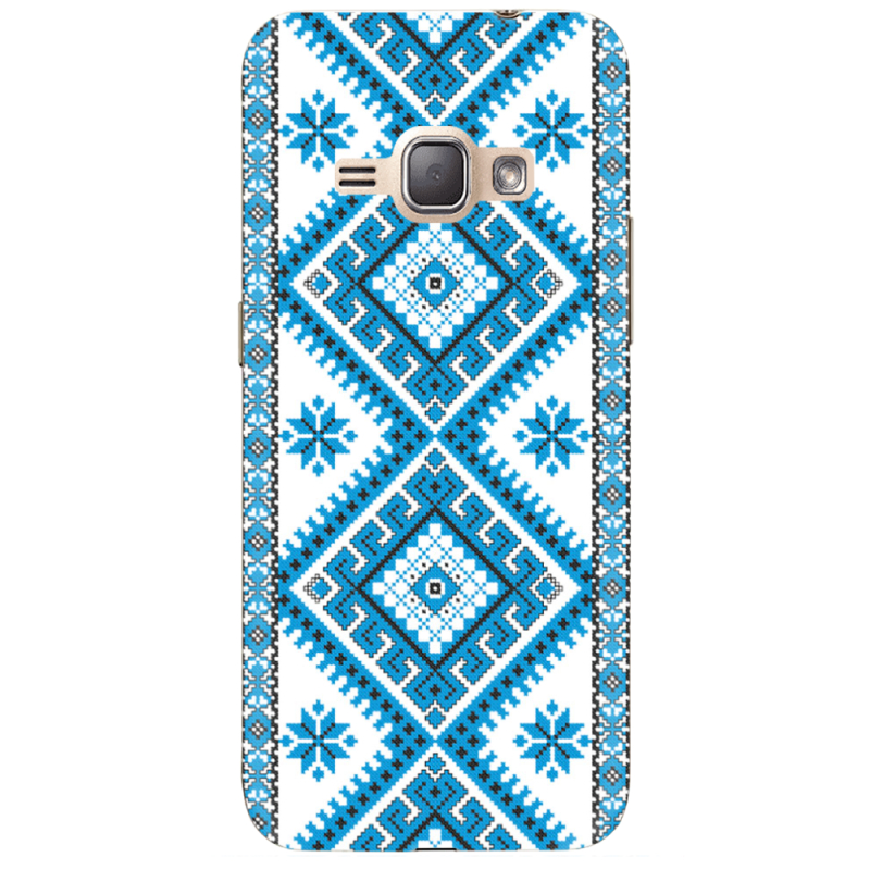 Чехол Uprint Samsung J120H Galaxy J1 2016 Блакитний Орнамент