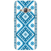 Чехол Uprint Samsung J120H Galaxy J1 2016 Блакитний Орнамент