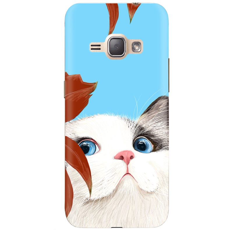 Чехол Uprint Samsung J120H Galaxy J1 2016 Wondering Cat