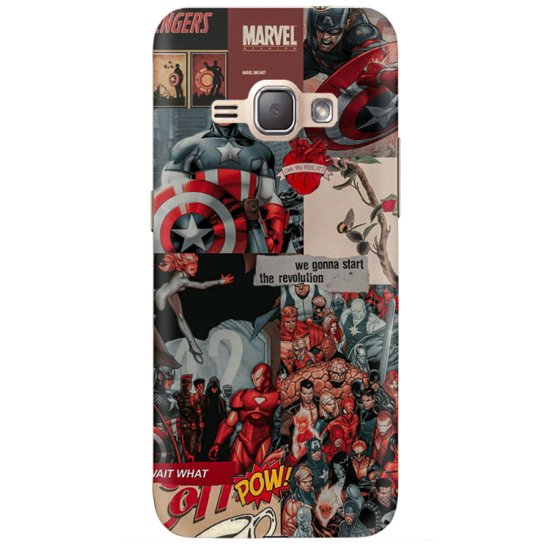 Чехол Uprint Samsung J120H Galaxy J1 2016 Marvel Avengers