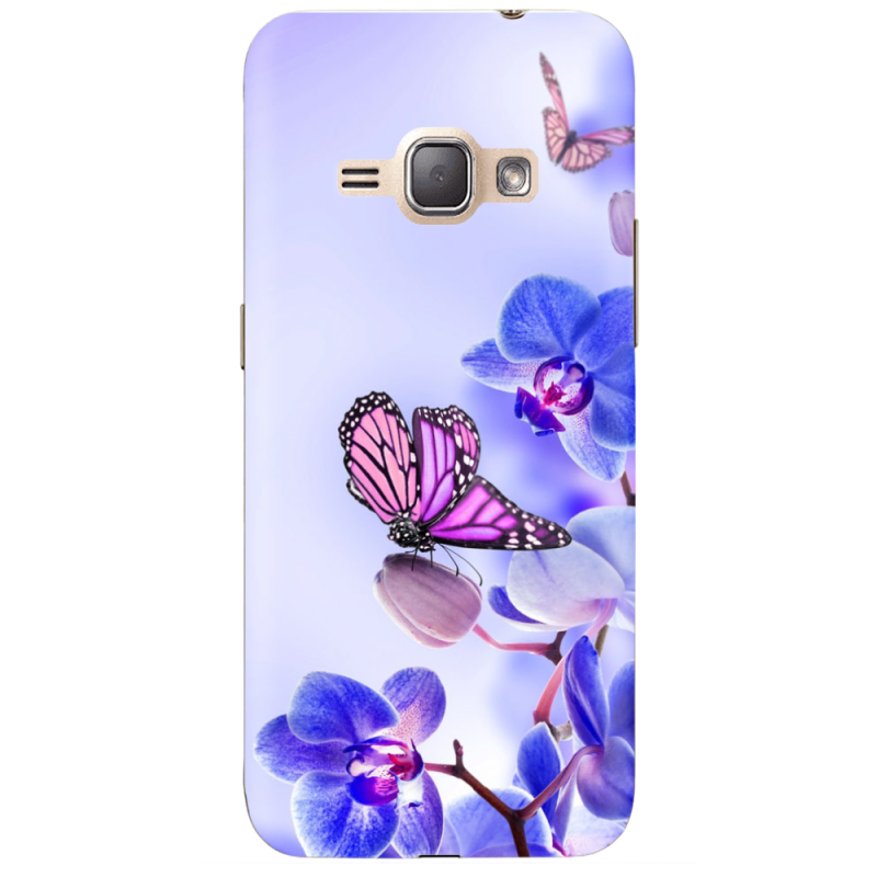 Чехол Uprint Samsung J120H Galaxy J1 2016 Orchids and Butterflies