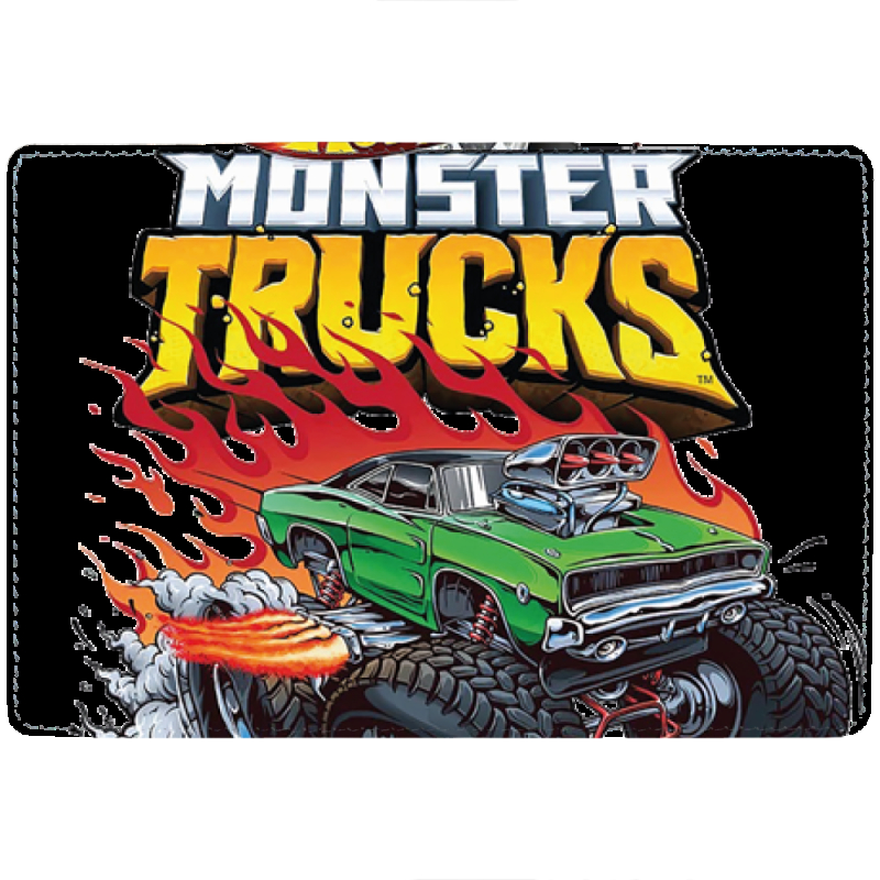 Обложка для паспорта с рисунком Hot Wheels Monster Trucks