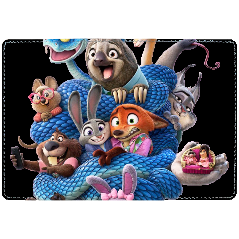 Обложка для паспорта с рисунком Зоотрополіс