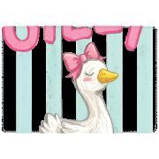 Обложка для паспорта с рисунком Silly Goose