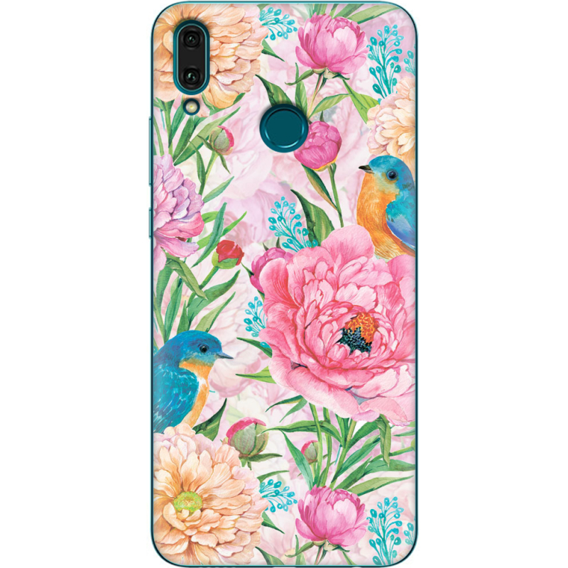 Чехол Uprint Huawei Y9 2019 Birds in Flowers