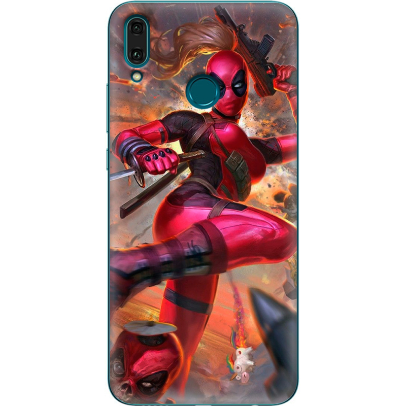 Чехол Uprint Huawei Y9 2019 Woman Deadpool