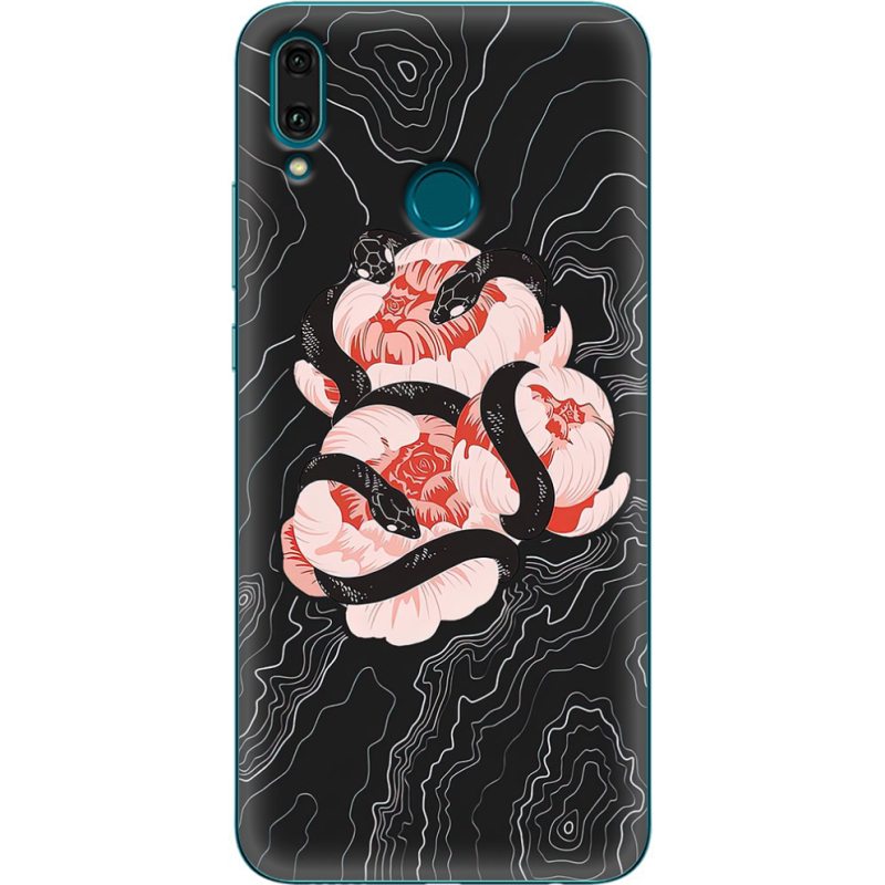 Чехол Uprint Huawei Y9 2019 Snake Rose