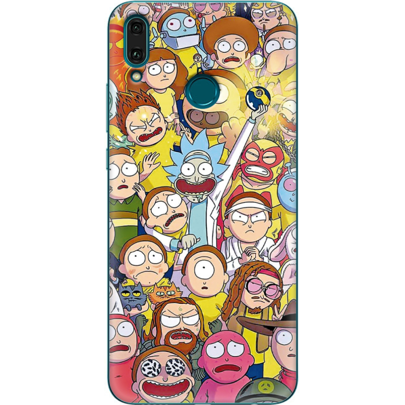 Чехол Uprint Huawei Y9 2019 Rick and Morty