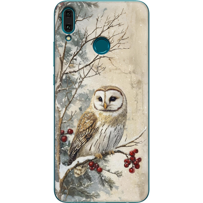 Чехол Uprint Huawei Y9 2019 Christmas Owl