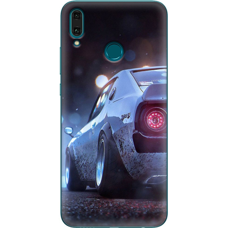 Чехол Uprint Huawei Y9 2019 Silver Car