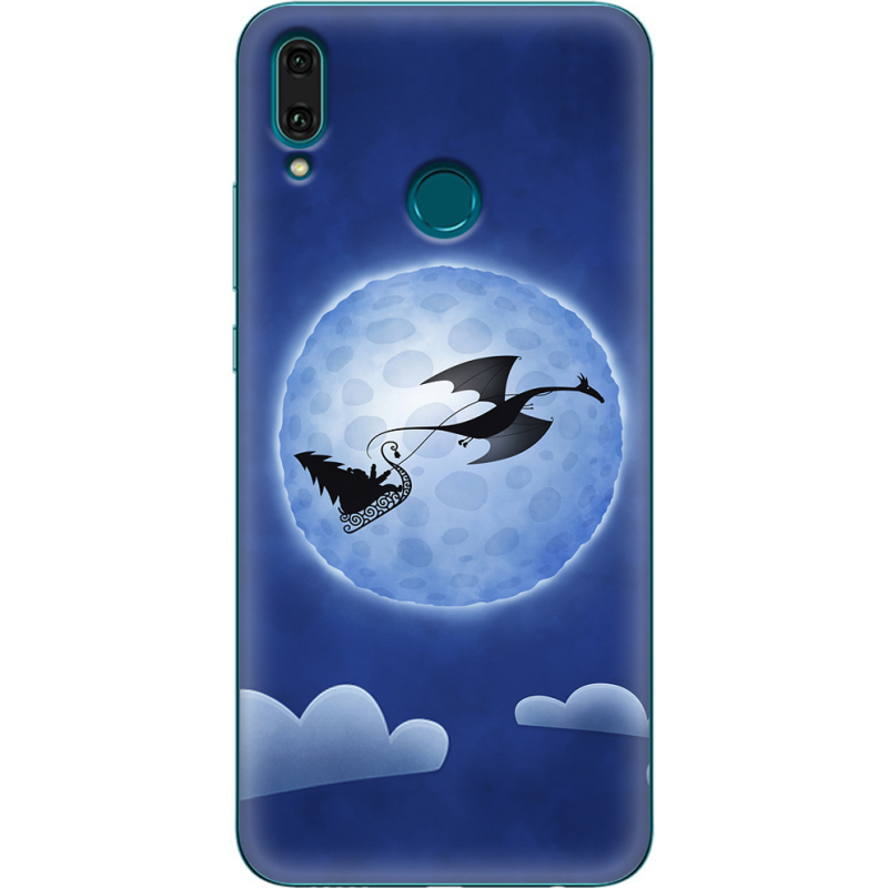 Чехол Uprint Huawei Y9 2019 Christmas Dragon