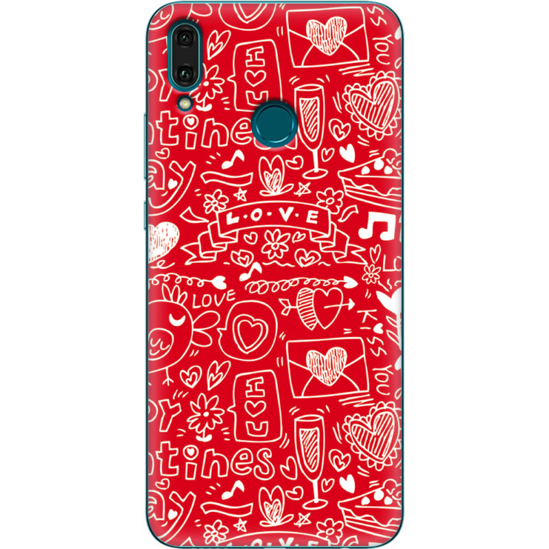 Чехол Uprint Huawei Y9 2019 Happy Valentines