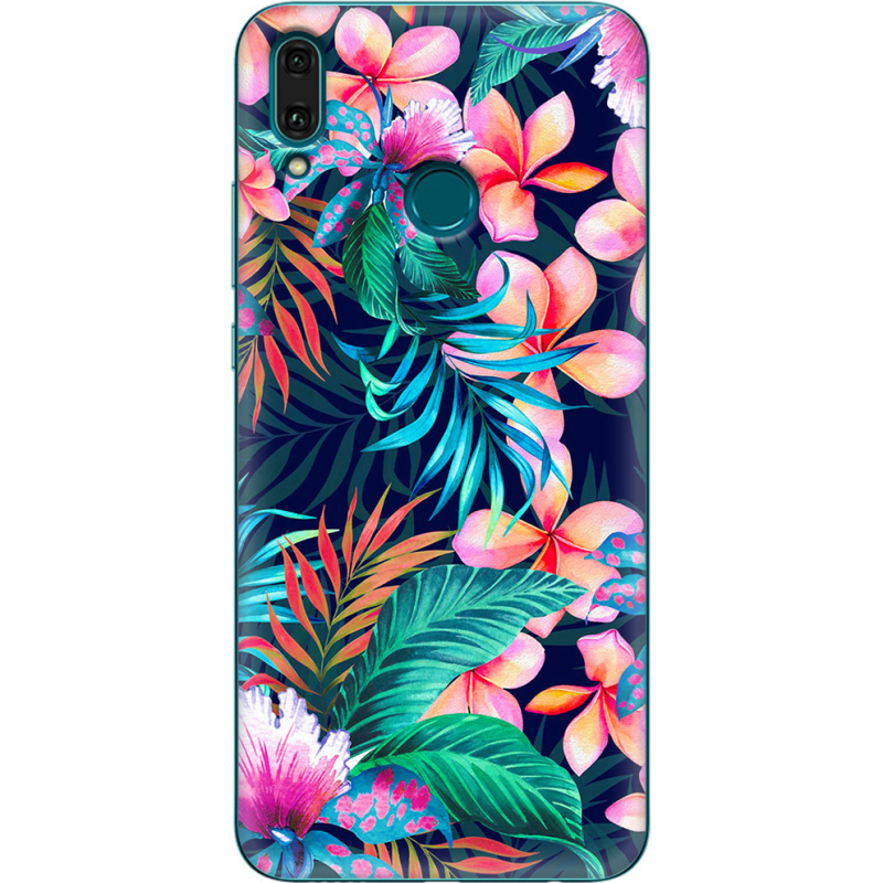 Чехол Uprint Huawei Y9 2019 flowers in the tropics