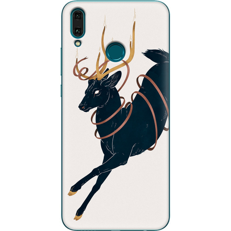 Чехол Uprint Huawei Y9 2019 Black Deer