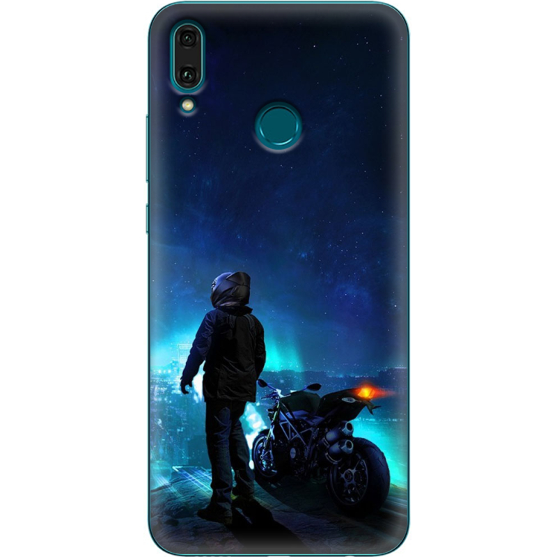 Чехол Uprint Huawei Y9 2019 Motorcyclist