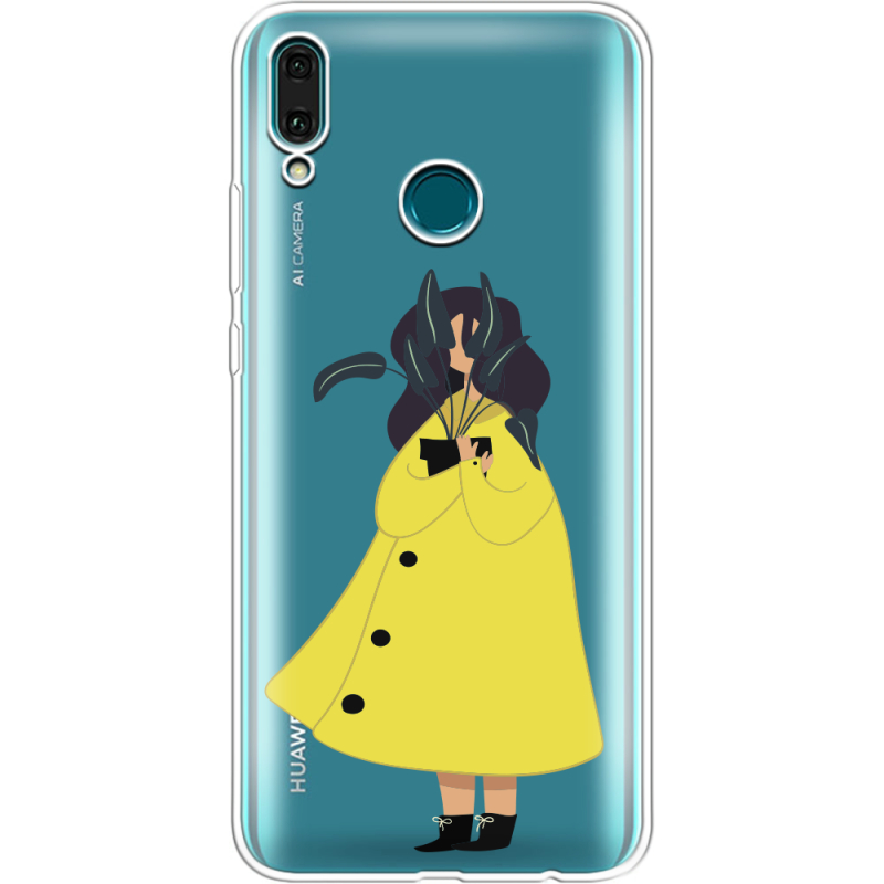 Прозрачный чехол Uprint Huawei Y9 2019 Just a Girl