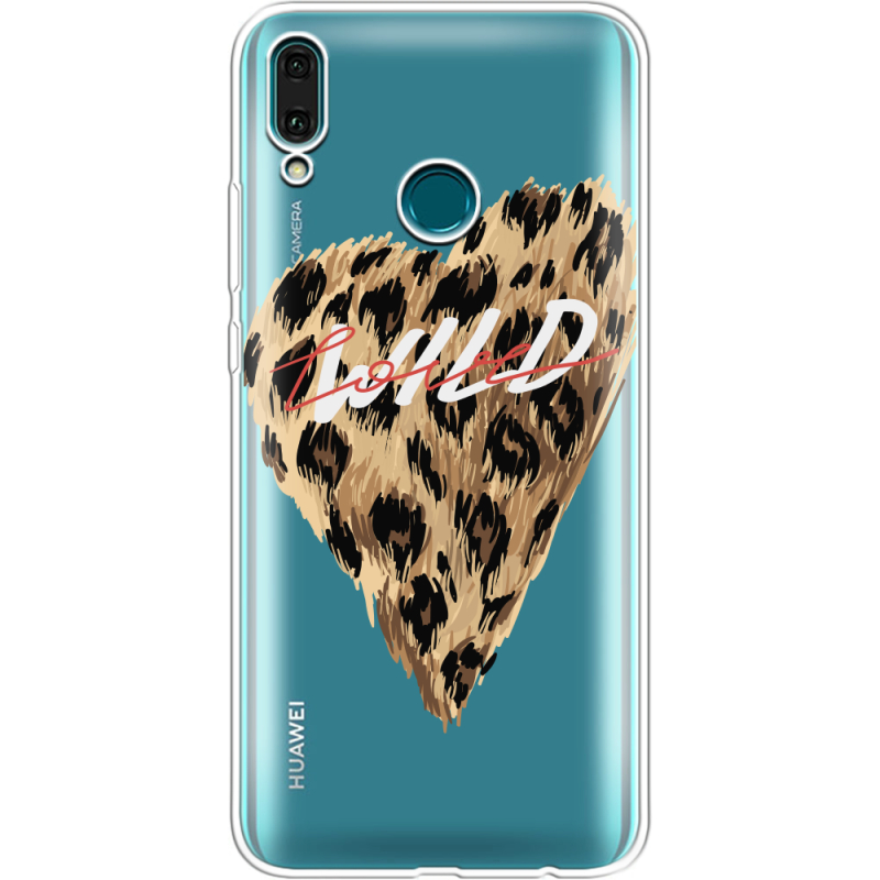 Прозрачный чехол Uprint Huawei Y9 2019 Wild Love