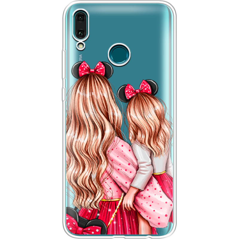 Прозрачный чехол Uprint Huawei Y9 2019 Mouse Girls