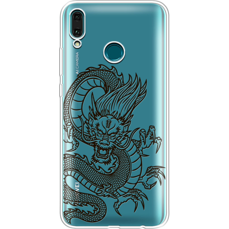 Прозрачный чехол Uprint Huawei Y9 2019 Chinese Dragon