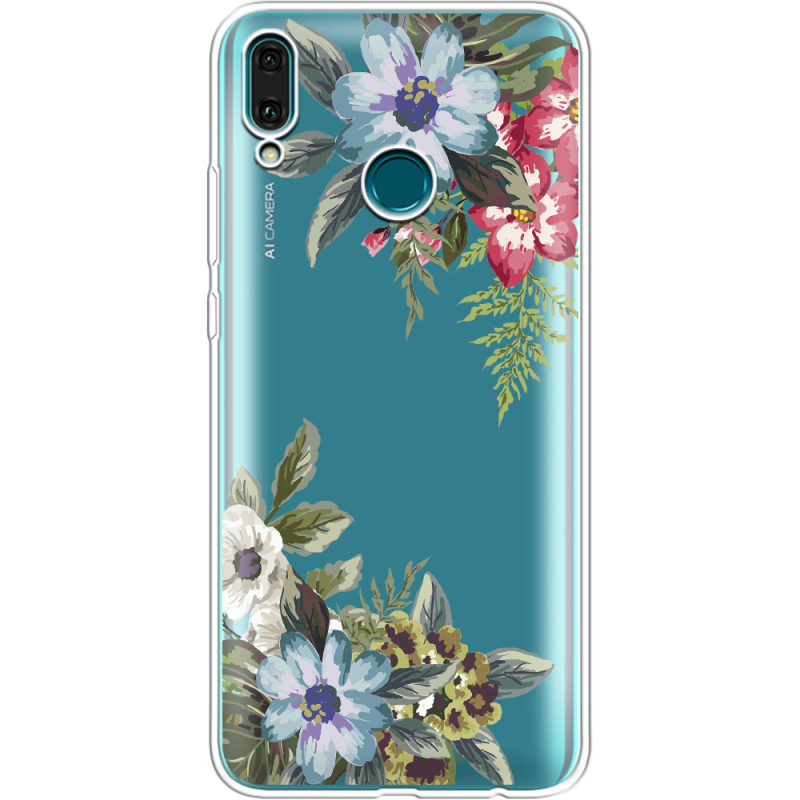 Прозрачный чехол Uprint Huawei Y9 2019 Floral