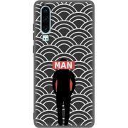 Черный чехол Uprint Huawei P30 Man Pattern