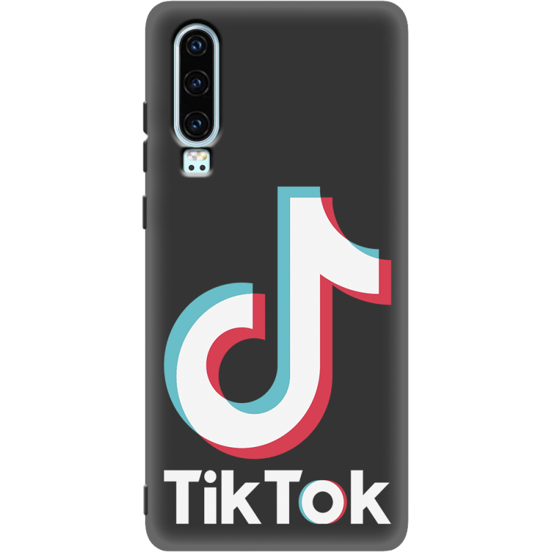 Черный чехол Uprint Huawei P30 Tik Tok