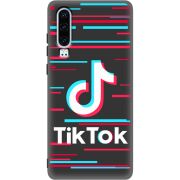 Черный чехол Uprint Huawei P30 Tik Tok