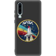 Черный чехол Uprint Huawei P30 NASA