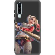 Черный чехол Uprint Huawei P30 Happy Harley Quinn