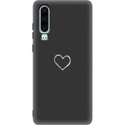 Черный чехол Uprint Huawei P30 My Heart