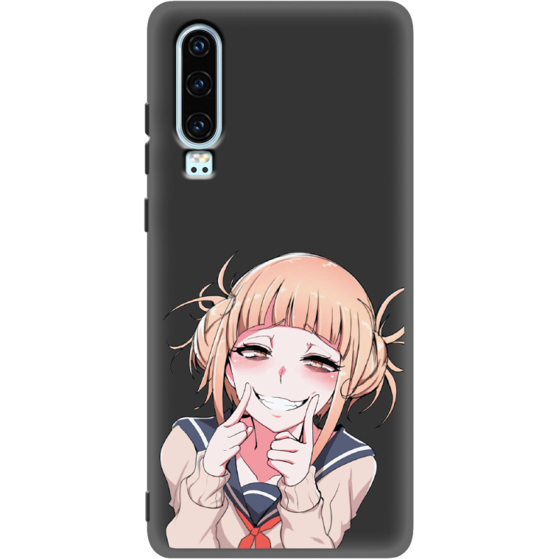 Черный чехол Uprint Huawei P30 Himiko Toga Smile