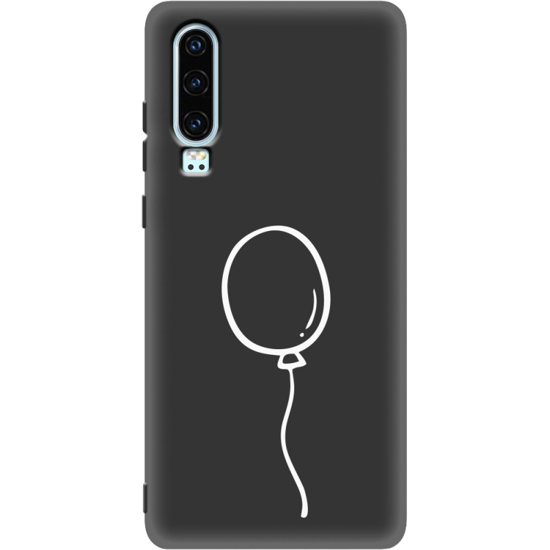 Черный чехол Uprint Huawei P30 Balloon