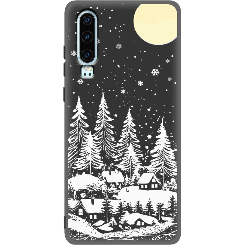 Черный чехол Uprint Huawei P30 