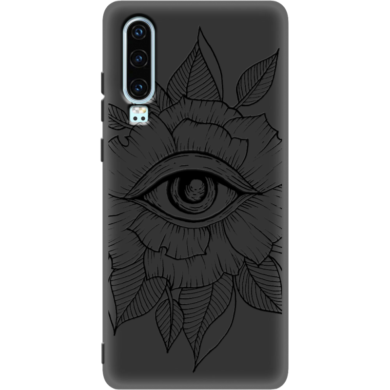 Черный чехол Uprint Huawei P30 Eye