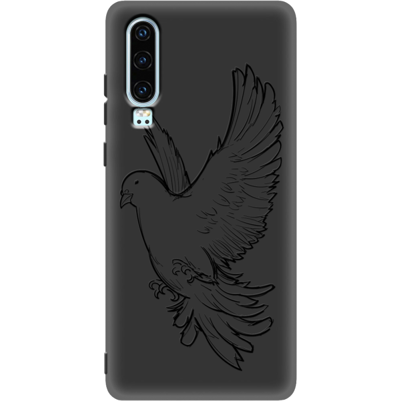 Черный чехол Uprint Huawei P30 Dove