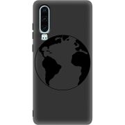 Черный чехол Uprint Huawei P30 Earth