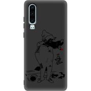 Черный чехол Uprint Huawei P30 