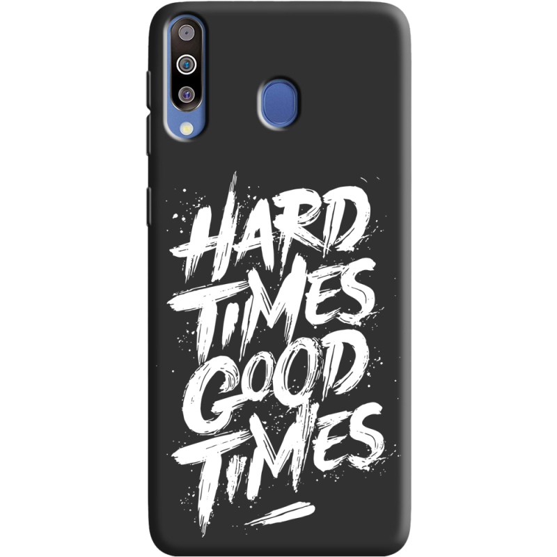 Черный чехол Uprint Samsung M305 Galaxy M30 Hard Times Good Times