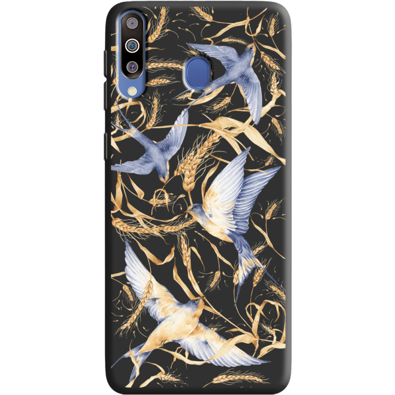 Черный чехол Uprint Samsung M305 Galaxy M30 Ластівки