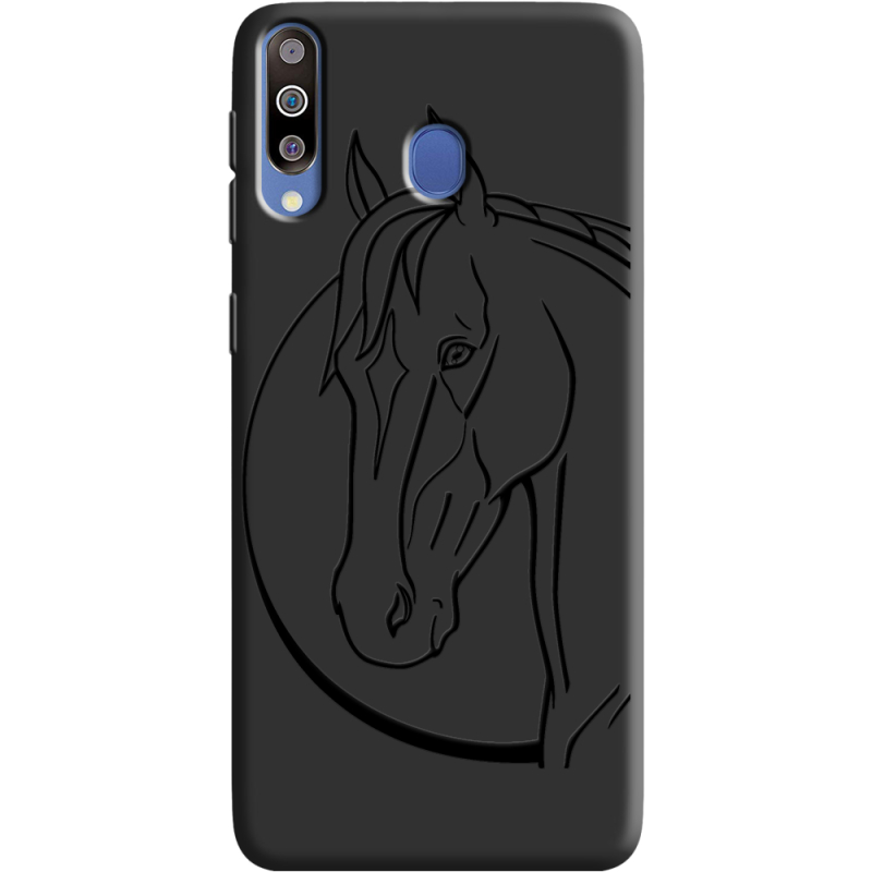 Черный чехол Uprint Samsung M305 Galaxy M30 Horse