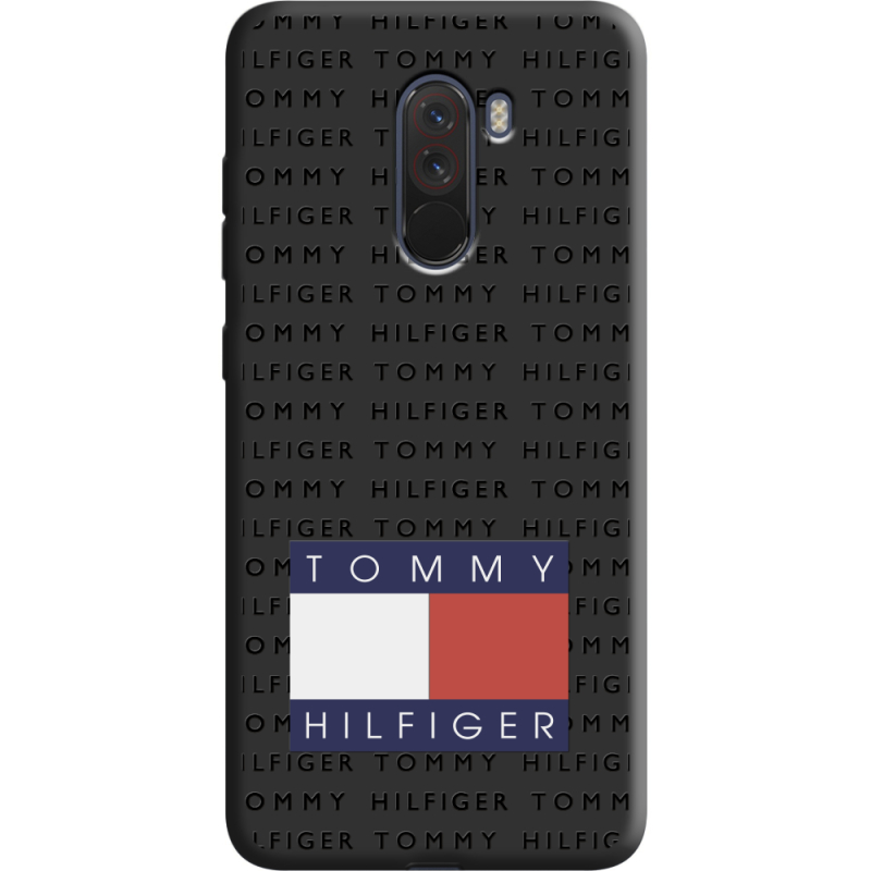 Черный чехол Uprint Xiaomi Pocophone F1 Tommy Print