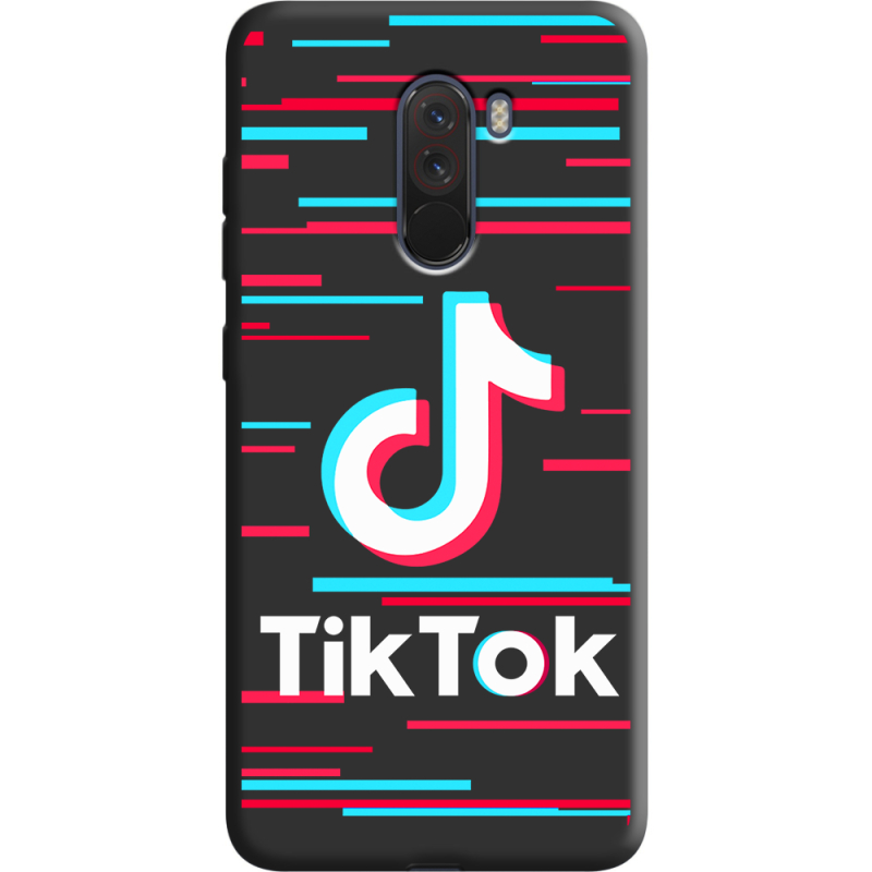 Черный чехол Uprint Xiaomi Pocophone F1 Tik Tok