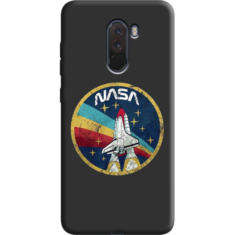 Черный чехол Uprint Xiaomi Pocophone F1 NASA