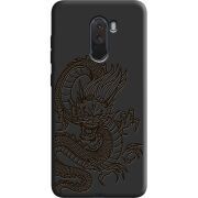 Черный чехол Uprint Xiaomi Pocophone F1 Chinese Dragon