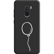 Черный чехол Uprint Xiaomi Pocophone F1 Balloon