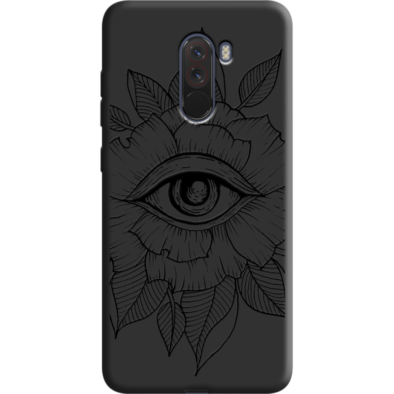 Черный чехол Uprint Xiaomi Pocophone F1 Eye