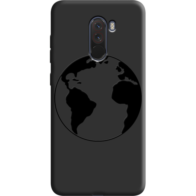 Черный чехол Uprint Xiaomi Pocophone F1 Earth