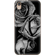 Чехол Uprint Huawei Honor 8S Black and White Roses